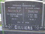 CILLIERS Barend 1902-1972 & Aletta S.P. LOGGENBERG 1917-1986