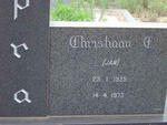 ? Christiaan C. 1925-1973