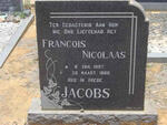 JACOBS Francois Nicolaas 1907-1968