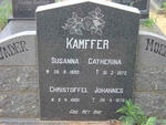 KAMFFER Christoffel Johannes 1906-1978 & Susanna Catherina 1892-1972