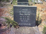 HATTINGH Paul Bester 1880-1960