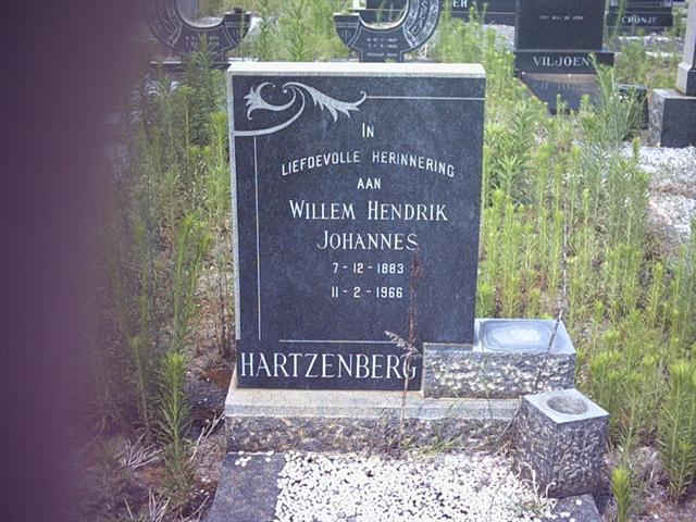 HARTZENBERG Willem Hendrik Johannes 1883-1966