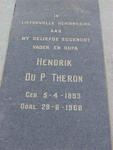THERON Hendrik Du P. 1893-1968