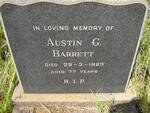 BARRETT Austin G. -1963