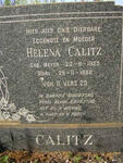 CALITZ Helena nee MEYER 1925-1960