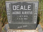 DEALE Jacobus Albertus 1874-1965