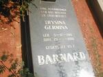 BARNARD Thysina Germina 1918 - 1996