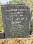 ODENDAAL Daniël 1890-1962
