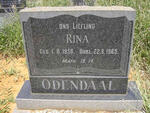 ODENDAAL Rina 1956-1969