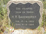 BADENHORST H.R. 1953-1969