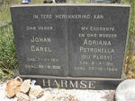 HARMSE Johan Carel 1911-2001 & Adriana Petronella DU PLOOY 1911-1969