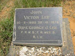 LEE John Victor 1883-1976