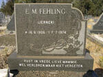 FEHLING E.M. nee JERNEK 1906-1974