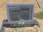 EBERSOHN Johan 1928-1996 & Marie 1926-