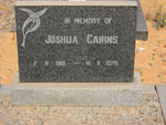 CAIRNS Joshua 1901-1979