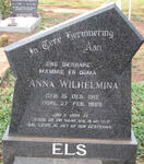 ELS Anna Wilhelmina 1912-1989