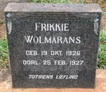 WOLMARANS Frikkie 1926-1927
