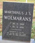WOLMARANS Marthinus J.S. 1909-1974