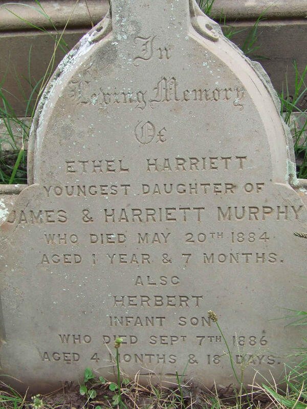 MURPHY Ethel Harriet -1884 :: MURPHY Herbert -1886