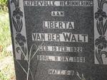 WALT Liberta, van der 1922-1968