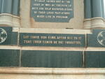 5. Memorial inscription