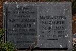 SCHOEMAN Daniel Joachim 1886-1942 & Margaretha Elizabeth 1886-1979