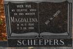 SCHEEPERS Magdalena 1938-1990