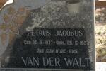 WALT Petrus Jacobus, van der 1877-1937