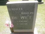 WET Hercules Rudolph, de 1882-1970
