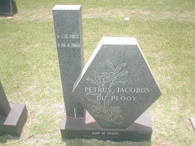 PLOOY Petrus Jacobus, du 1922-1969
