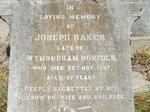 BAKER Joseph -1897 & Margaret -1942 