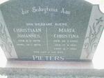 PIETERS Christiaan Johannes 1876-1970 & Maria Christina DE LANGE 1881-1966