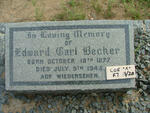 BECKER Edward Carl 1877-1945