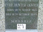 OLIVIER Cyril Hunter 1921-1943