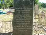 PETERS William Myles -1890 & Jane Wilson -1923 :: PETERS Christina  -1890 :: PETERS Mary Myles -1907