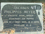 MEYER Jacobus Philippus 1952-1978 