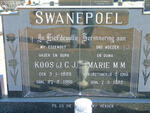 SWANEPOEL J.C.J. 1920-1990 & Maria M.M. ROTHNER 1916-1992