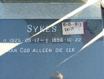 SYKES 1925-1998