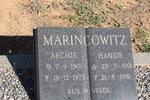 MARINCOWITZ Archie 1901-1979 & Hansie 1901-1992