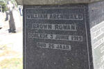 ROWAN William Archibald Brown -1919