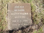 BASSON Hester Helena 1883-1954