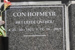 HOFMEYR Con 1925-2009