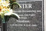 BESTER Nicolaas 1920-2003