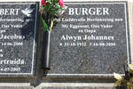 BURGER Alwyn Johannes 1932-2004