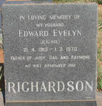 RICHARDSON Edward Evelyn 1913-1970