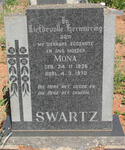 SWARTZ Mona 1926-1970