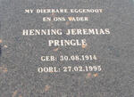 OLIVIER Henning Jeremias Pringle 1914-1995