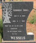 WESSELS Gerhardus Daniel 1904-1965