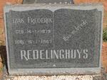 REDELINGHUYS Izak Frederik 1879-1967