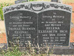 INCH Thomas Herman Reginal 1899-1964 & Helena Elizabeth VAN EEDEN 1909-1995